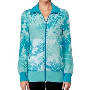 Lululemon raja reversible blue print jacket size 6